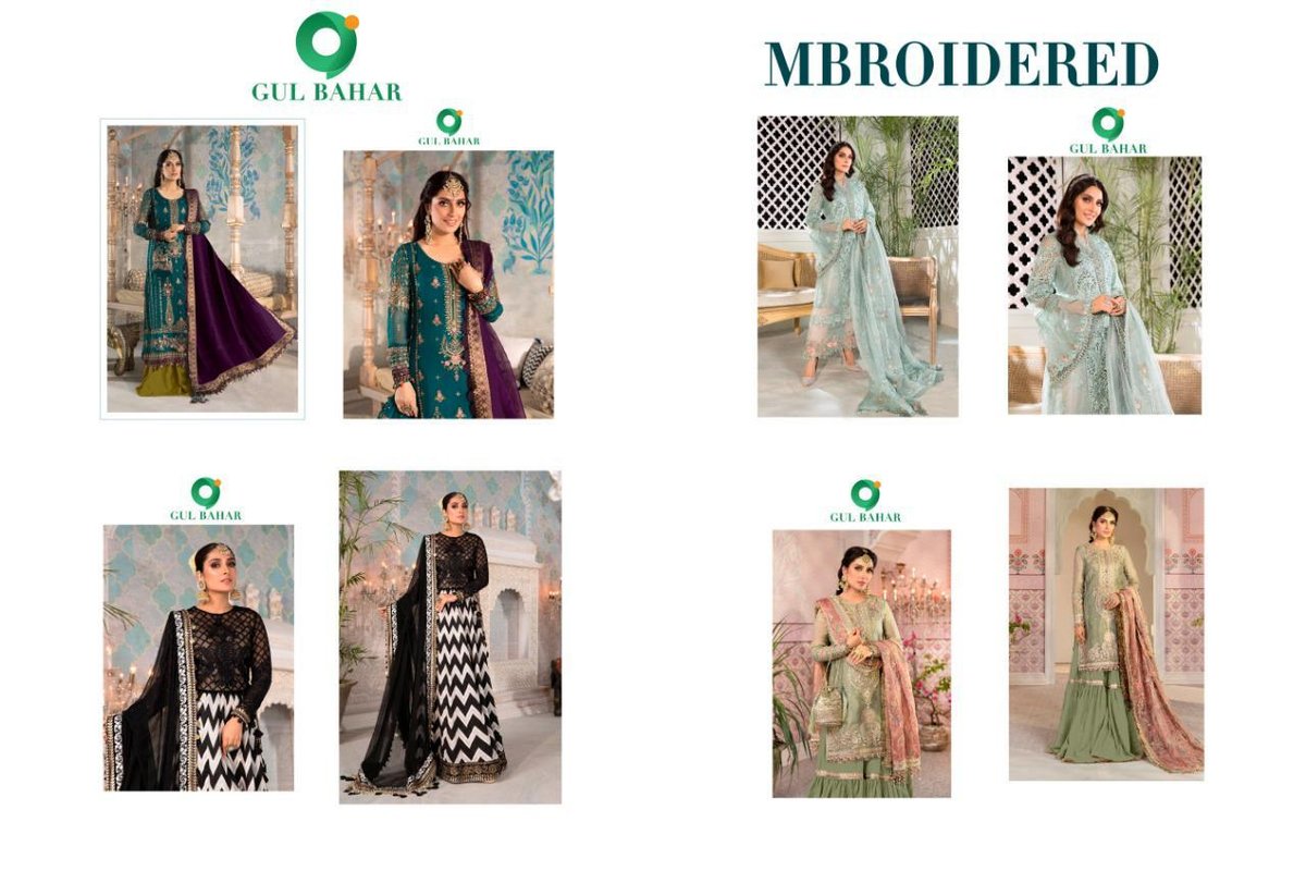 Gul Bahar Embroid Vol-1 11-14 Series 5
