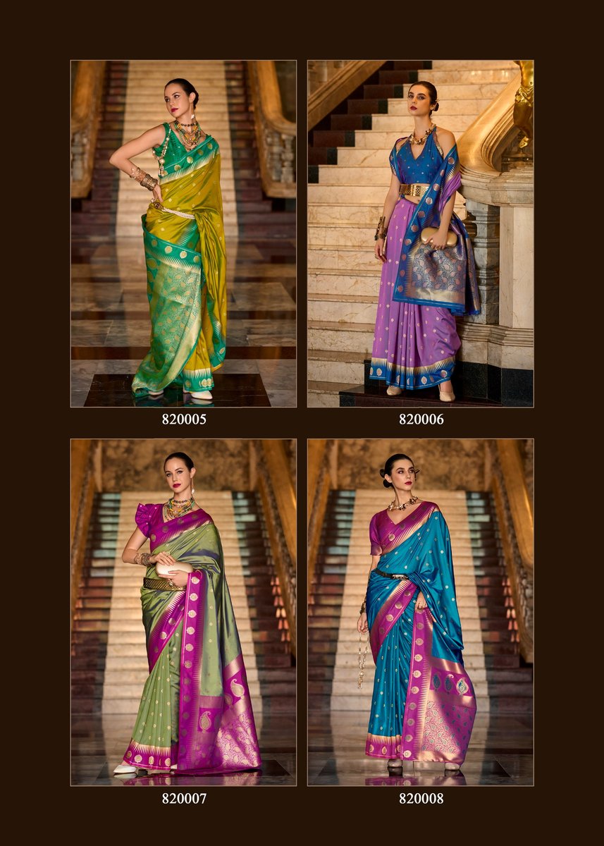 RAJPATH CHERRY SILK 820001 TO 820008 9