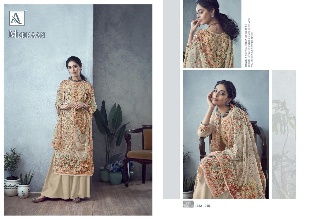Alok Suit Mehraan 1622-001 To 1622-008 Series 5