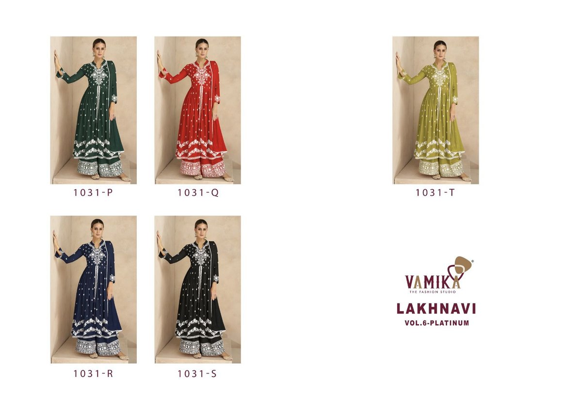 VAMIKA LAKHNAVI VOL:-6 PLATINUM 1031P-1031T 6