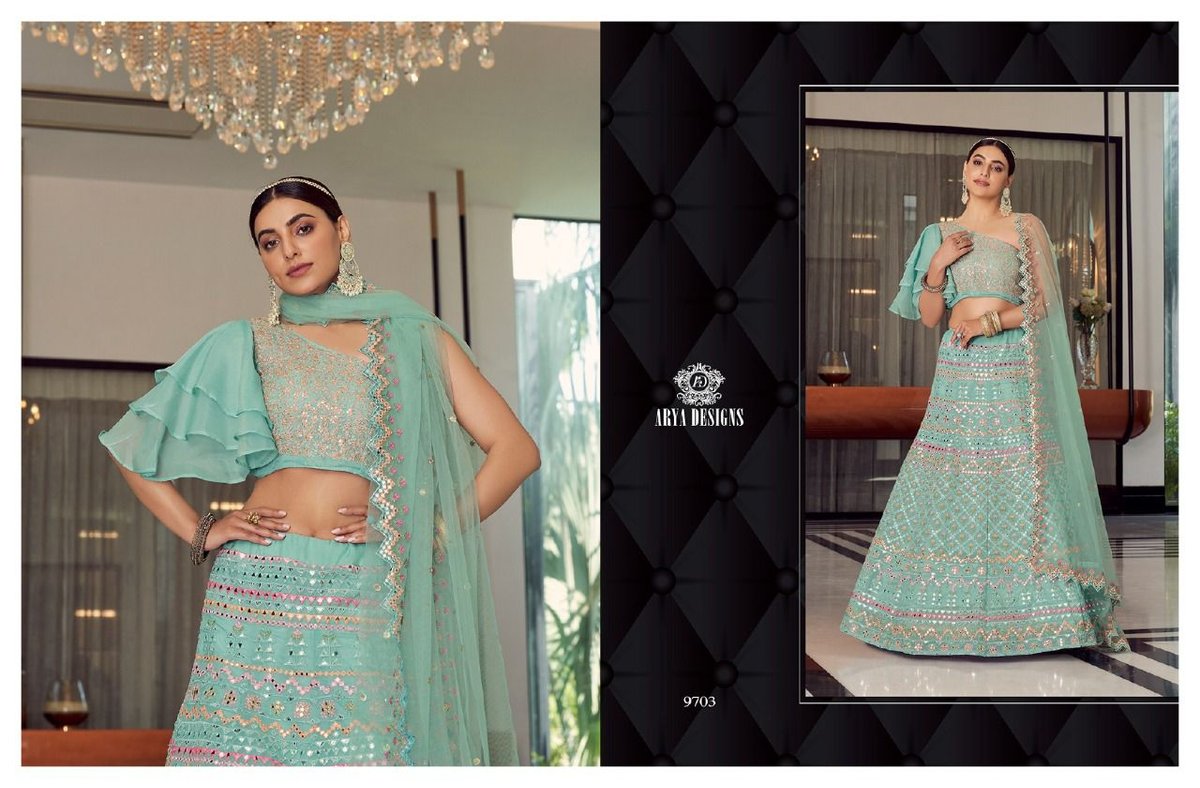 Arya Designs Floral Vol-4 9701-9714 Series 3
