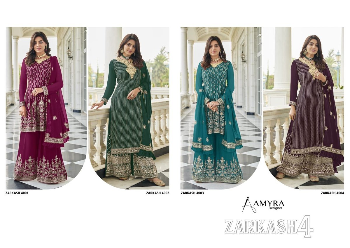 Aamyra Designer Zarkash Vol-4 4001-4004 Series 5