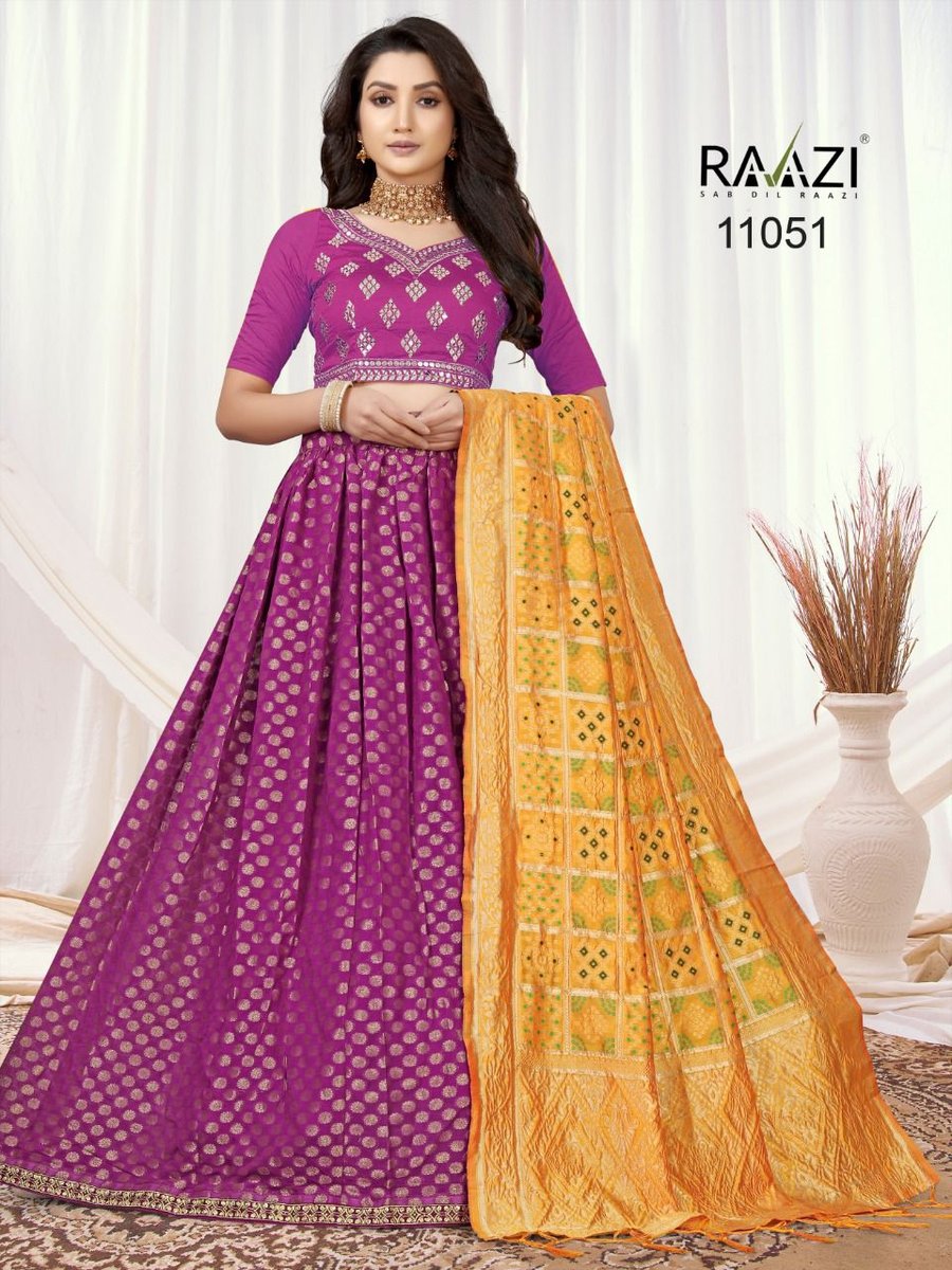 Rama Fashion Raazi Jacquard Lehenga 11045-11058 Series 7