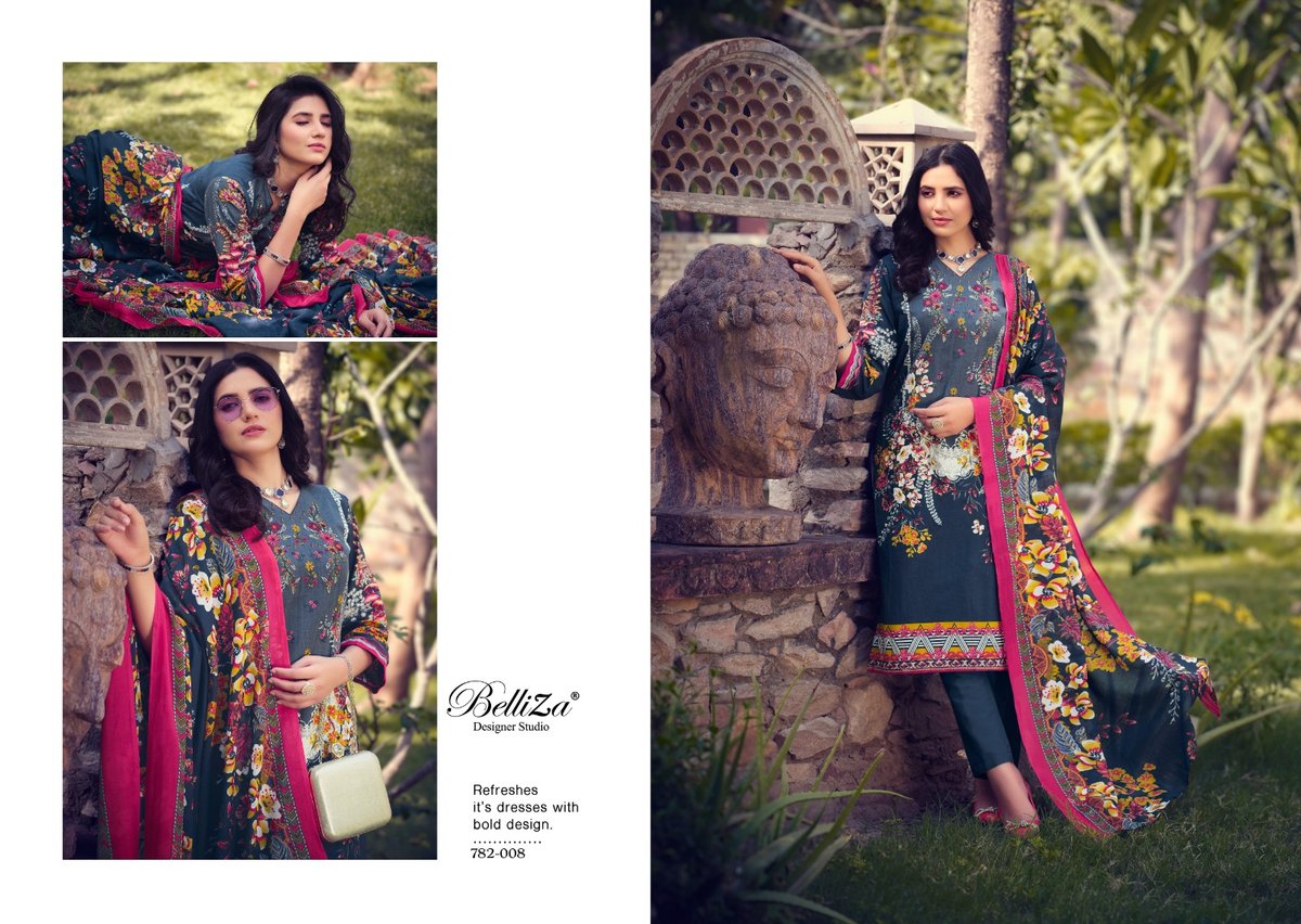 Belliza Designer Naira Vol-6 782-001 to 782-010 Series 8