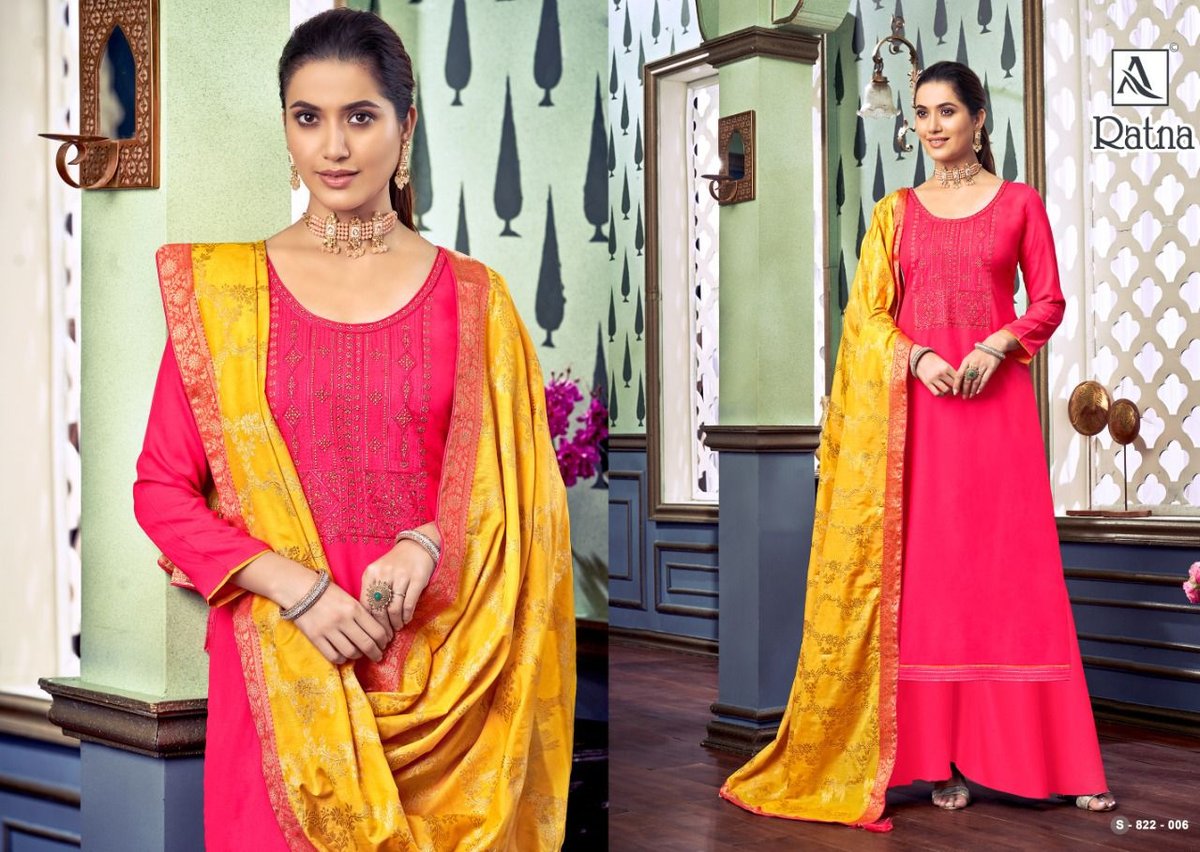 Alok Suits Ratna 822-001 To 822-008 Series 6