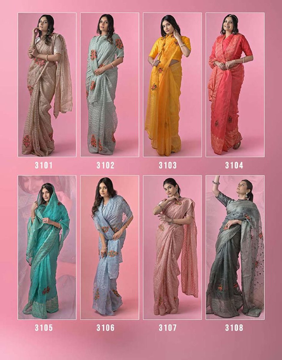 Ashima Rimzim Embroidery 3101-3108 Series 9