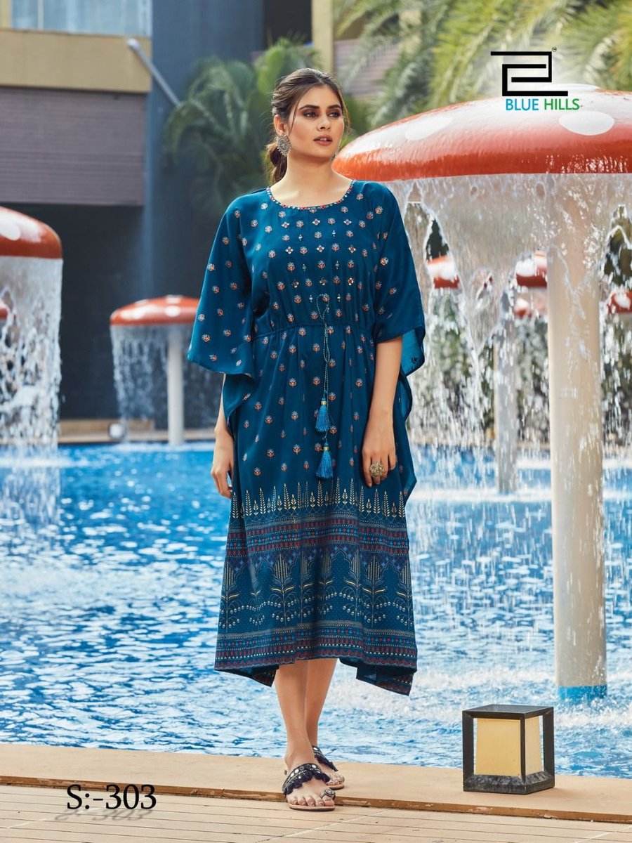 Blue Hills Kaftan Stare Vol-3 S-301 to S-304 Series 3