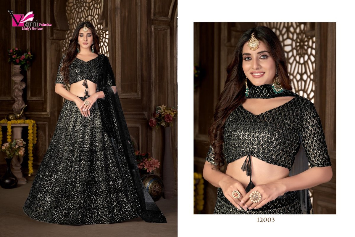Varni Fabric Zeeya Deedaar 12001-12003 Series 4