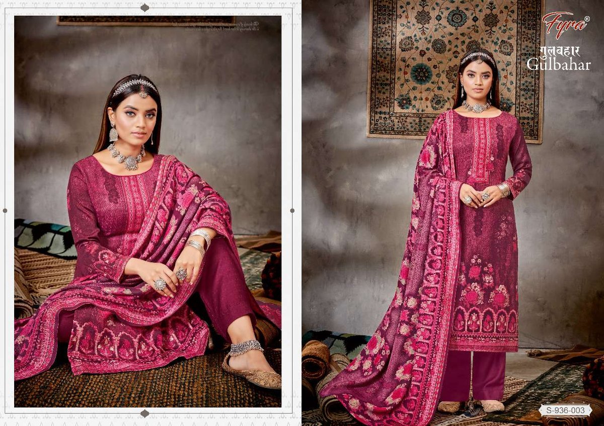 Alok Suit Fyra Gulbahar 936-001 to 936-008 Series 3