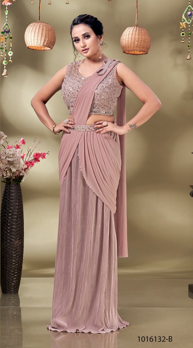 Aamoha Trendz Ready To Wear Designer Saree 1016132 Colors 3