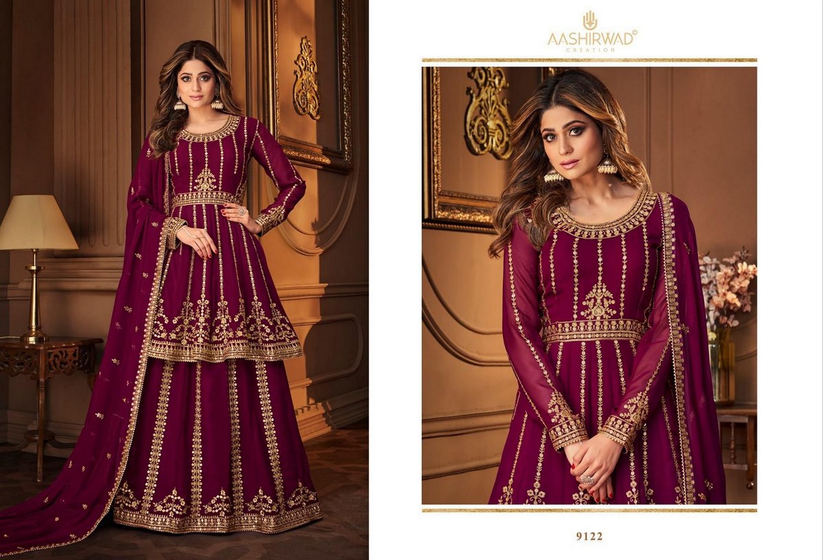 Aashirwad Creation Niharika 9121-9125 Series 2
