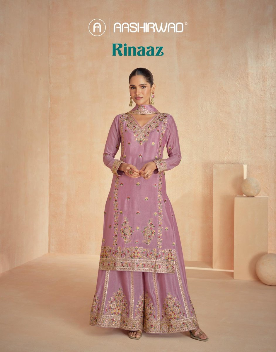 AASHIRWAD CREATION RINAAZ 10121-10124 4