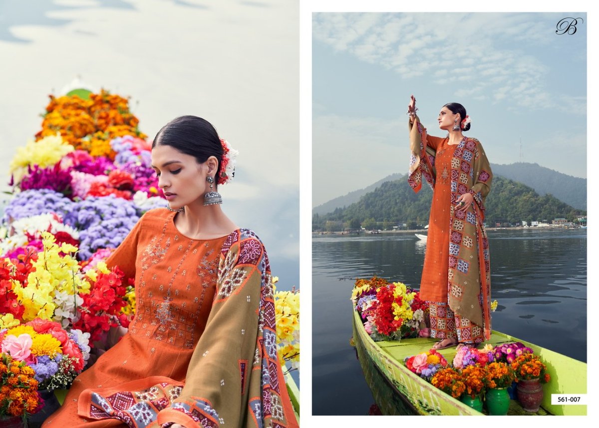 Belliza Designer Nizam-E-Patiyala 561-001 to 561-010 Series 7