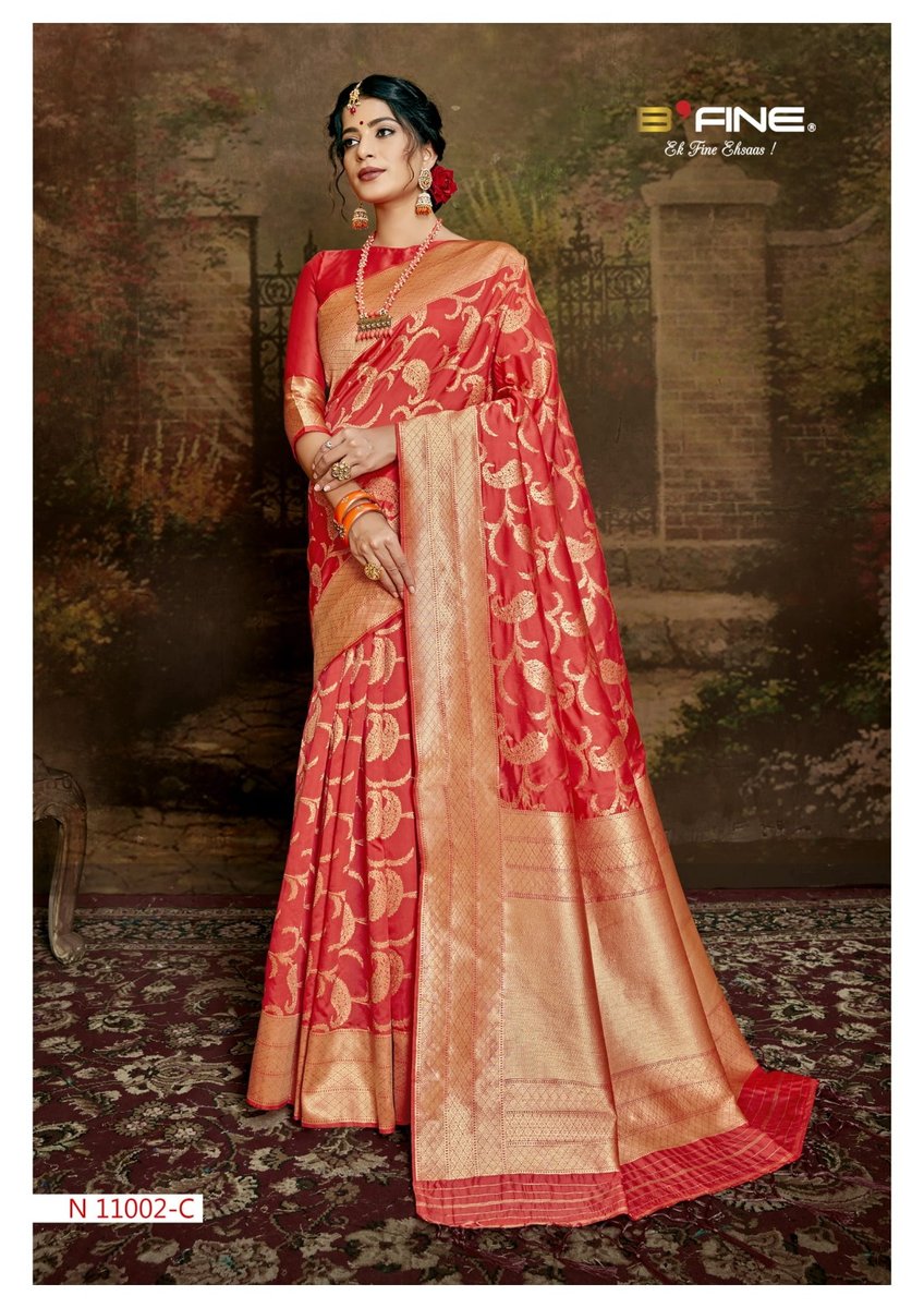 B Fine Saree All Time Hit Vol-2 11001-11005 Colors Series 7