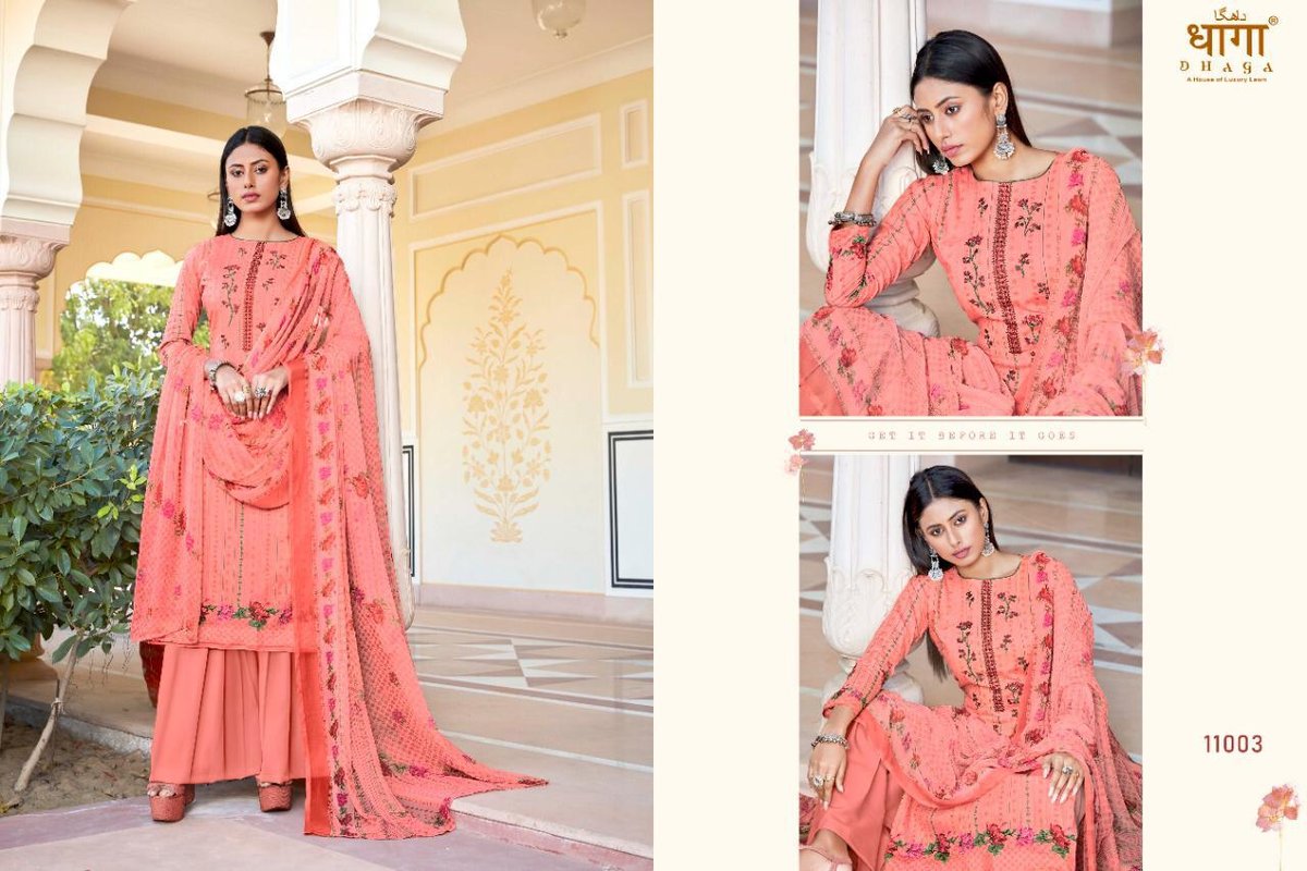 Aadesh Trendz Jamdani 11001-11006 Series 3