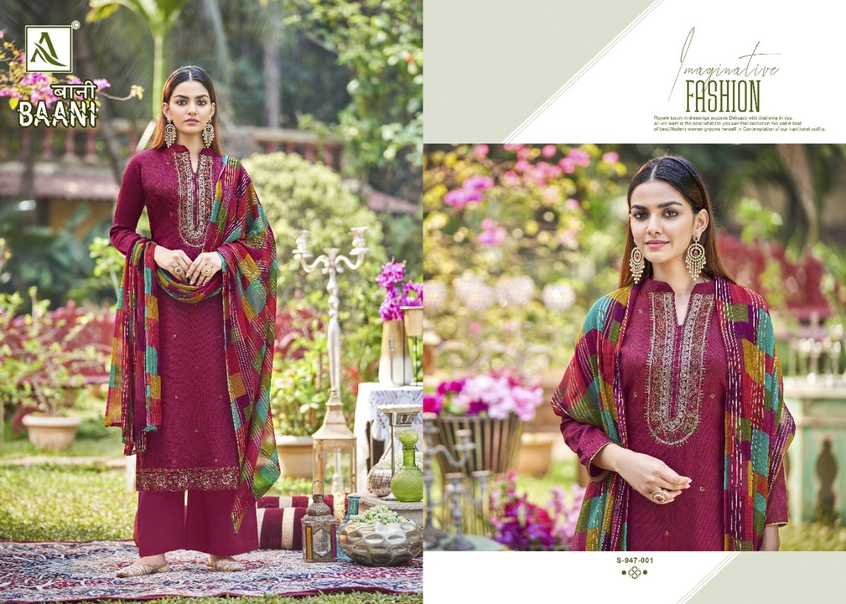 Alok Suit Baani 947-001 to 947-010 Series 1
