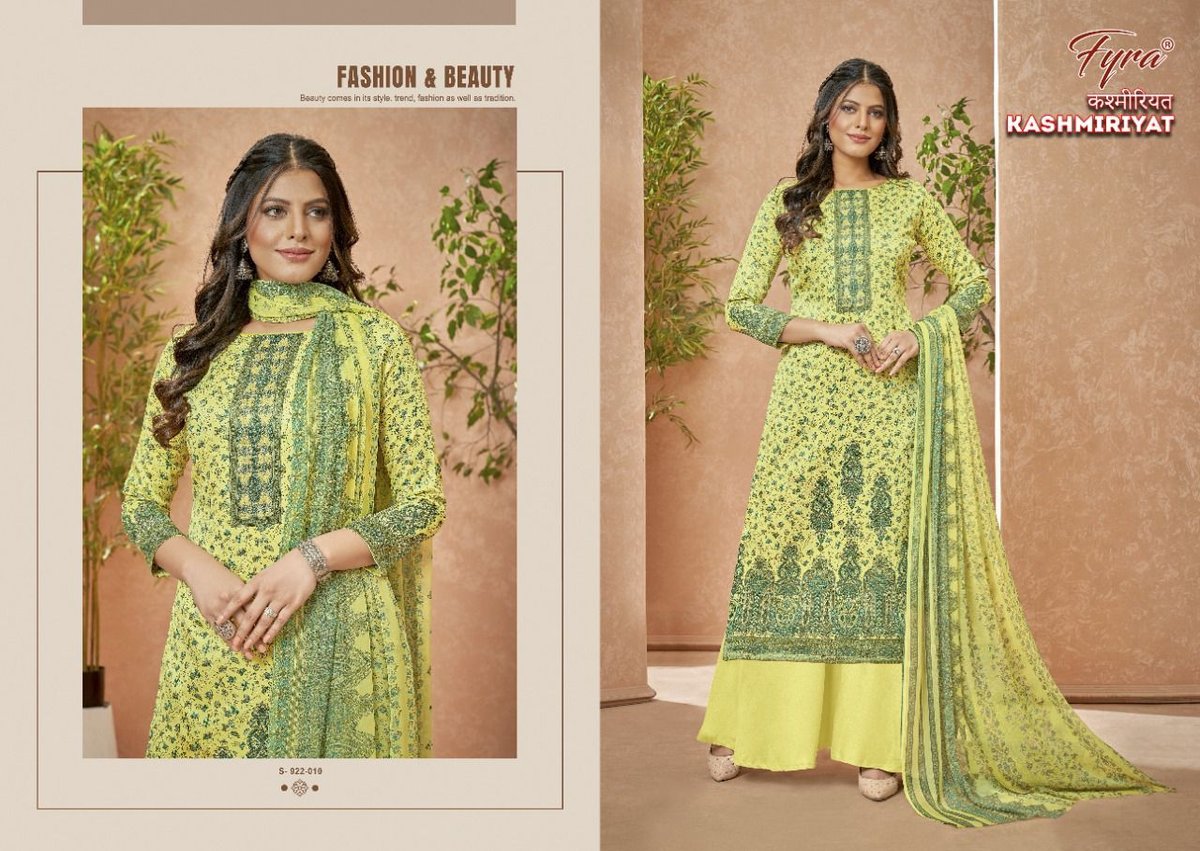 Alok Suit Fyra Kashmiriyat 922-001 to 922-010 Series 10