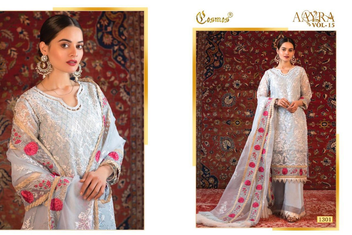 Cosmos Fashion Aayra Vol-15 1301-1306 Series 1