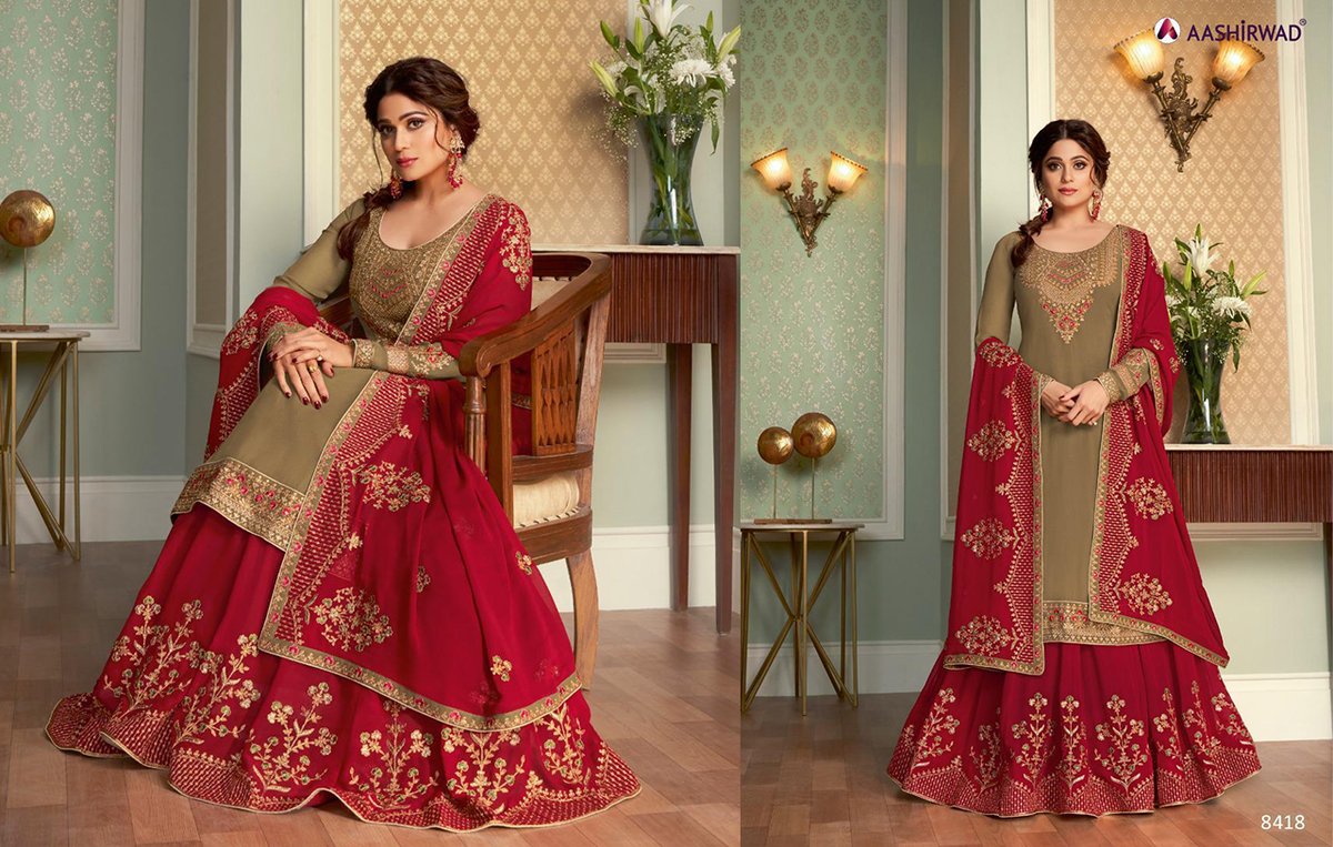 Aashirwad Creation Saara 8414-8418 Series 5