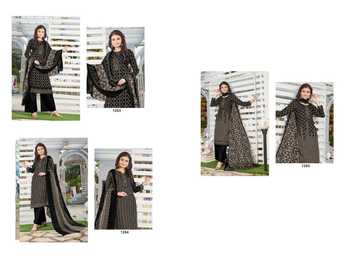 Bipson Prints Kyraa Black 1263-1265 Series 4