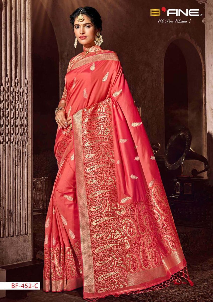 B'Fine Saree Roohani 452 Colors 2