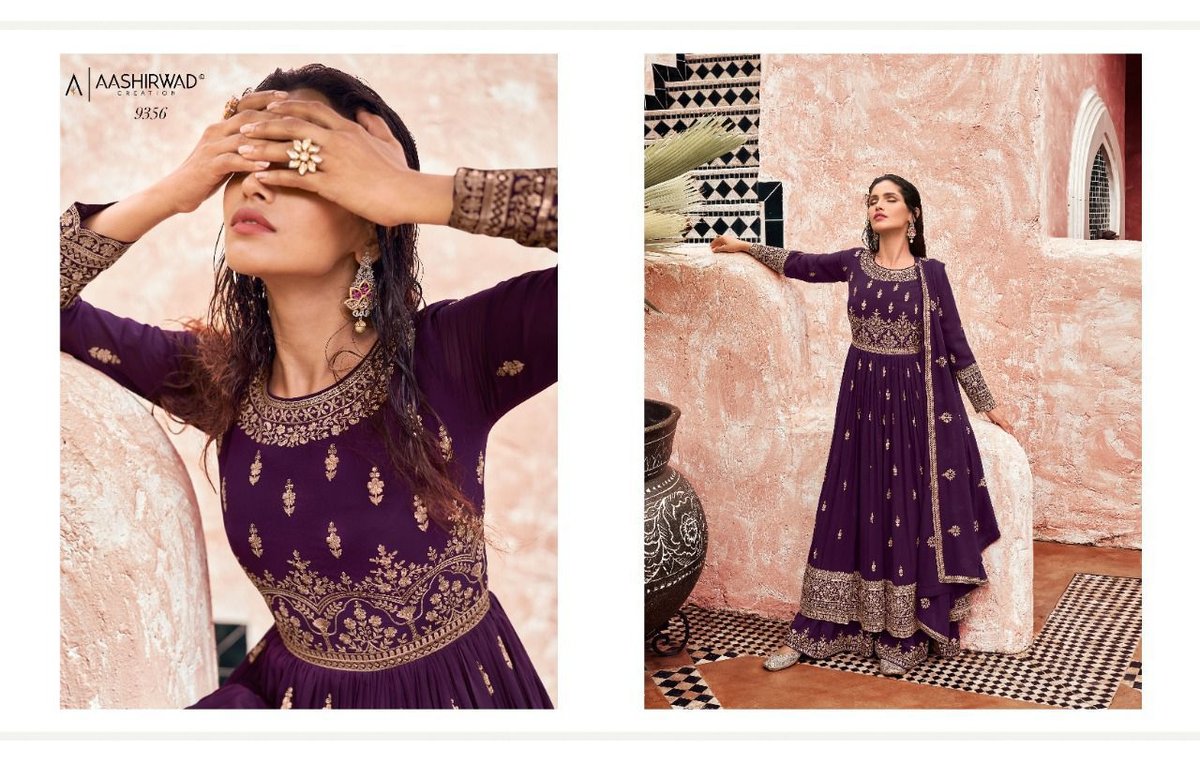 Aashirwad Creation Taashi 9353-9357 Series 4