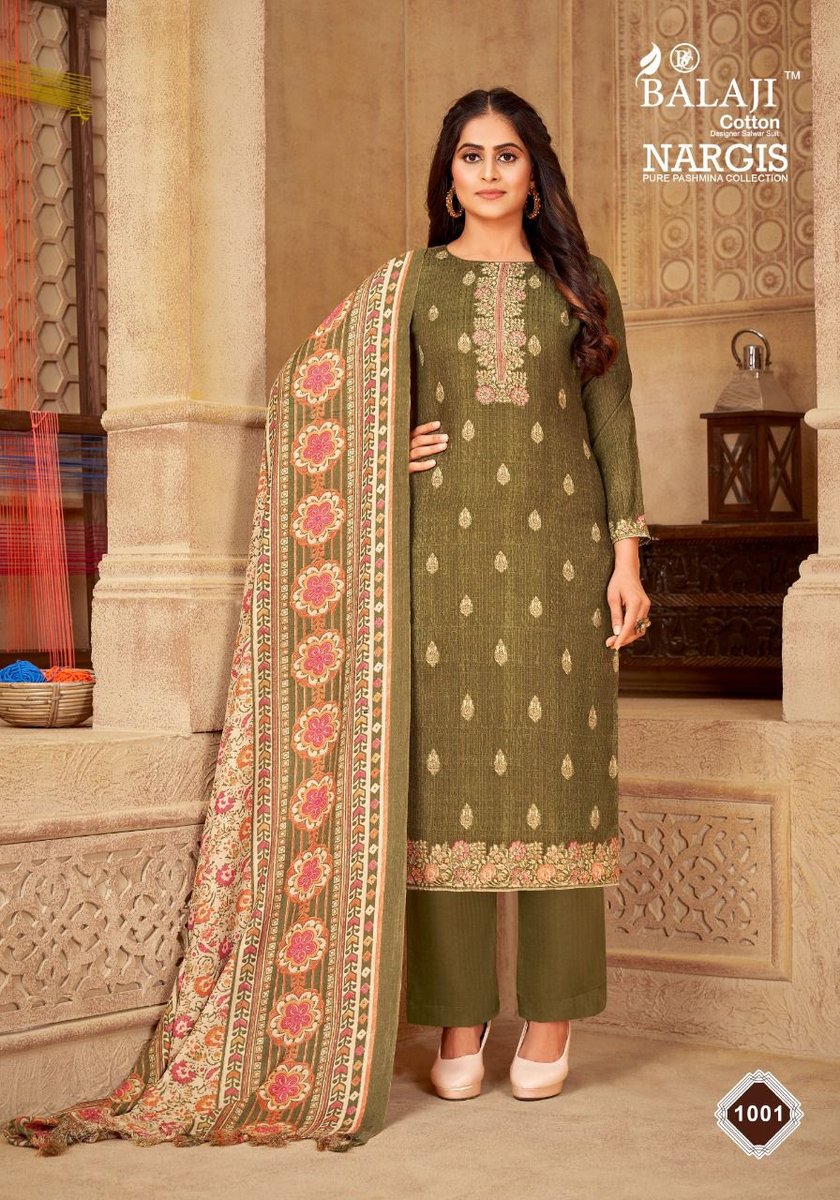 Balaji Cotton Nargis 1001-1008 Series 1