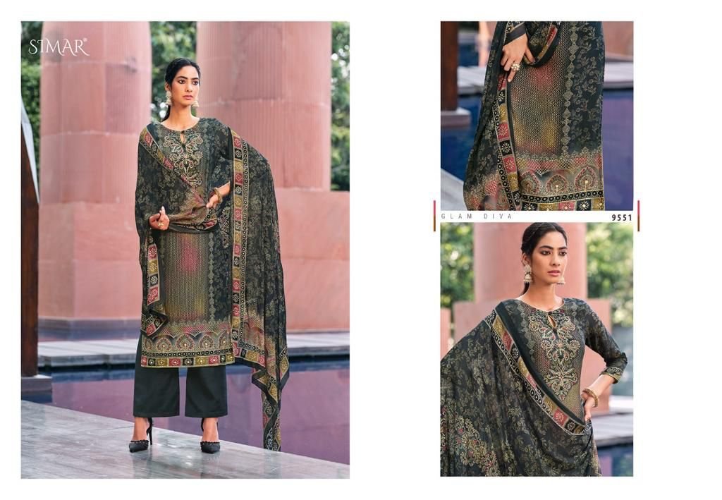 Glossy Simar Mahnoor 9549-9556 Series 3