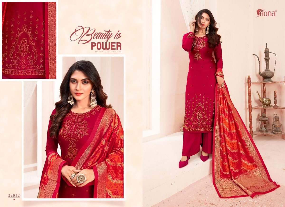 Fiona Bandhej Karwa Special 22911-22914 Series 2