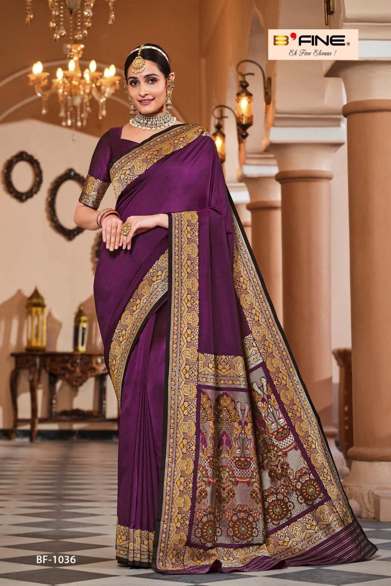 B Fine Saree Ujwala 1034-1039 Series 3