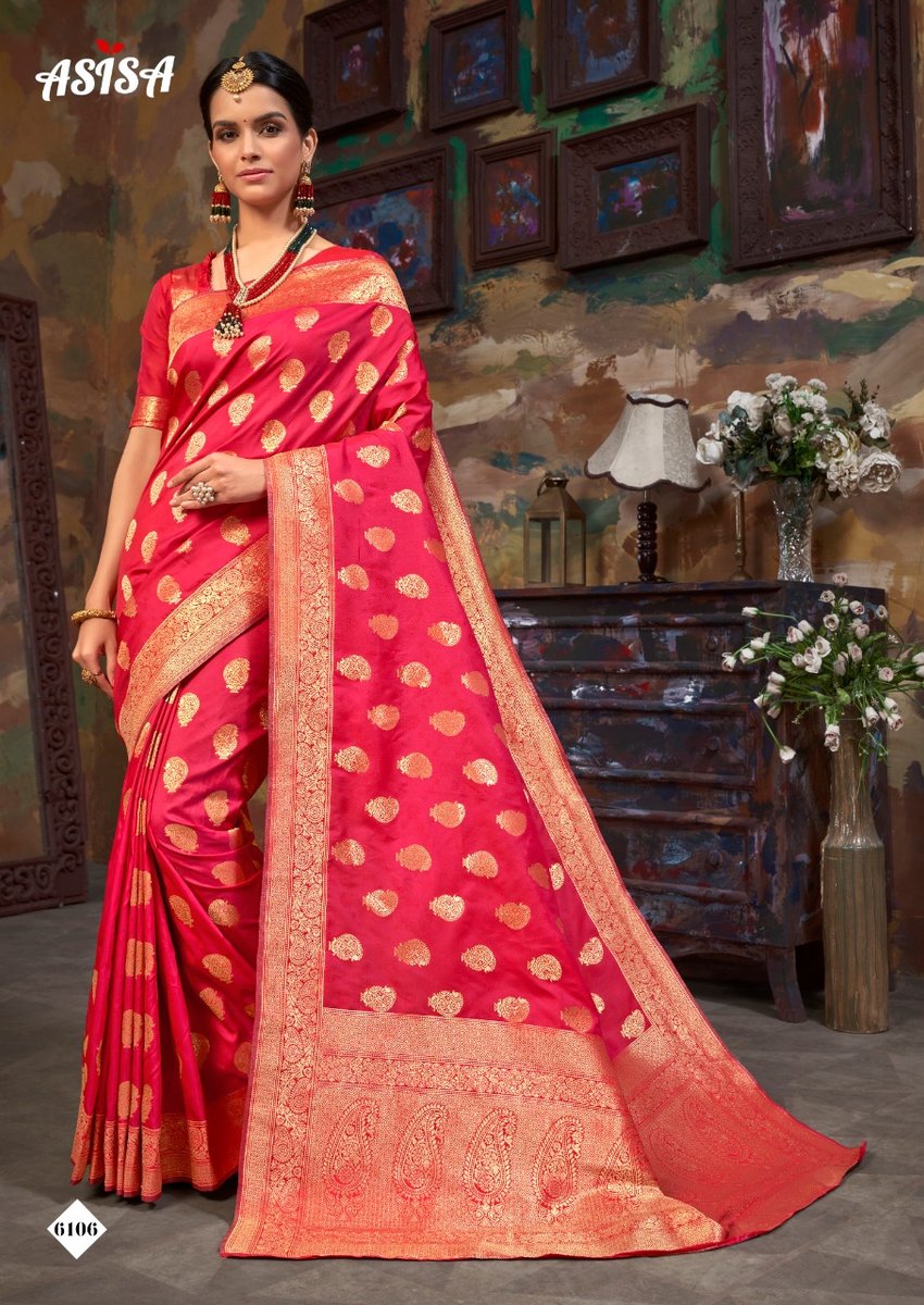 Asisa Saree Tulsi 6101-6106 Series 6