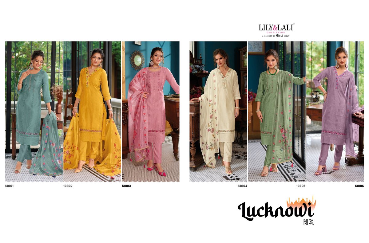 Lily And Lali Lucknowi Nx 13801-13806 Series 7