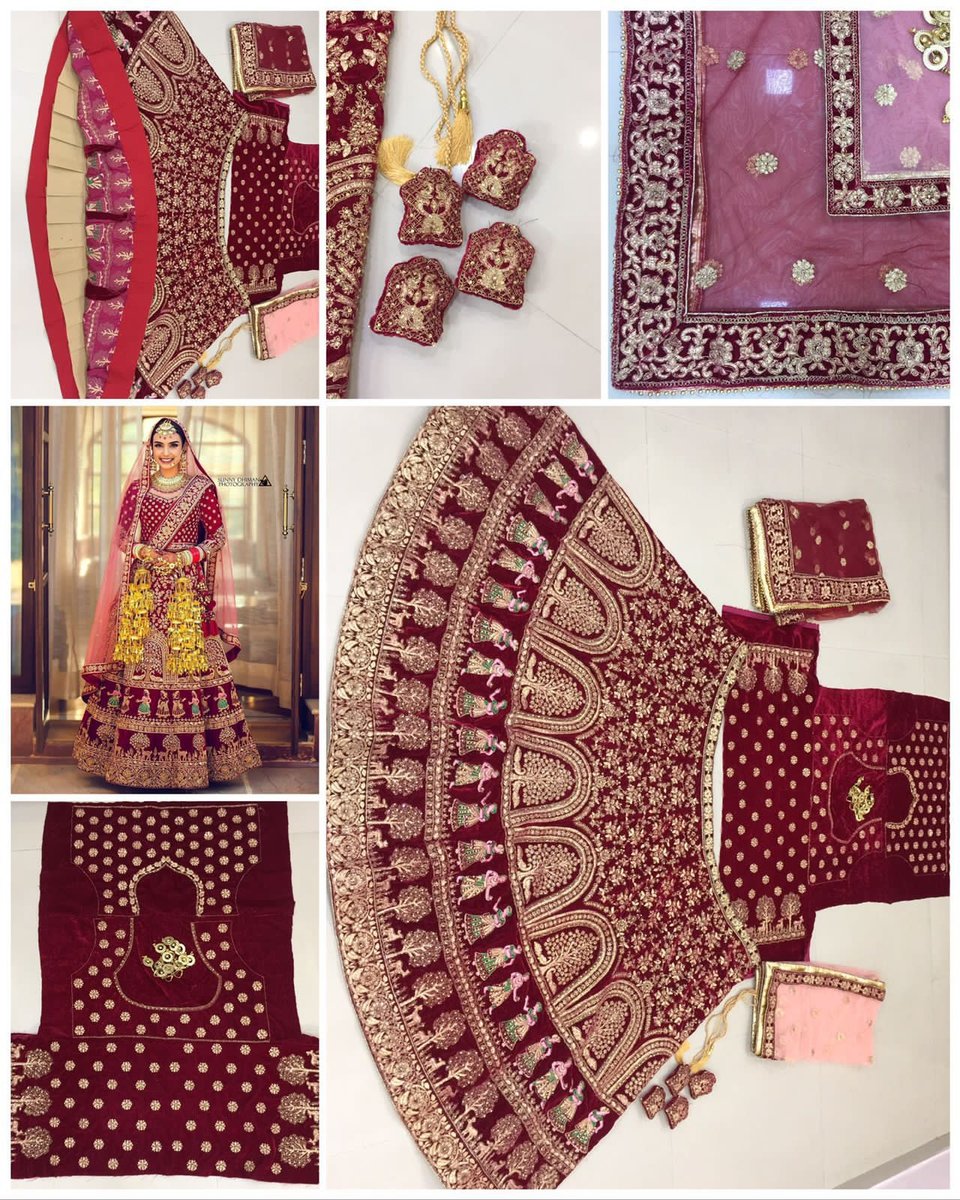 DJ Bridal Wedding Wear Lehenga DJ-123 Colors 2