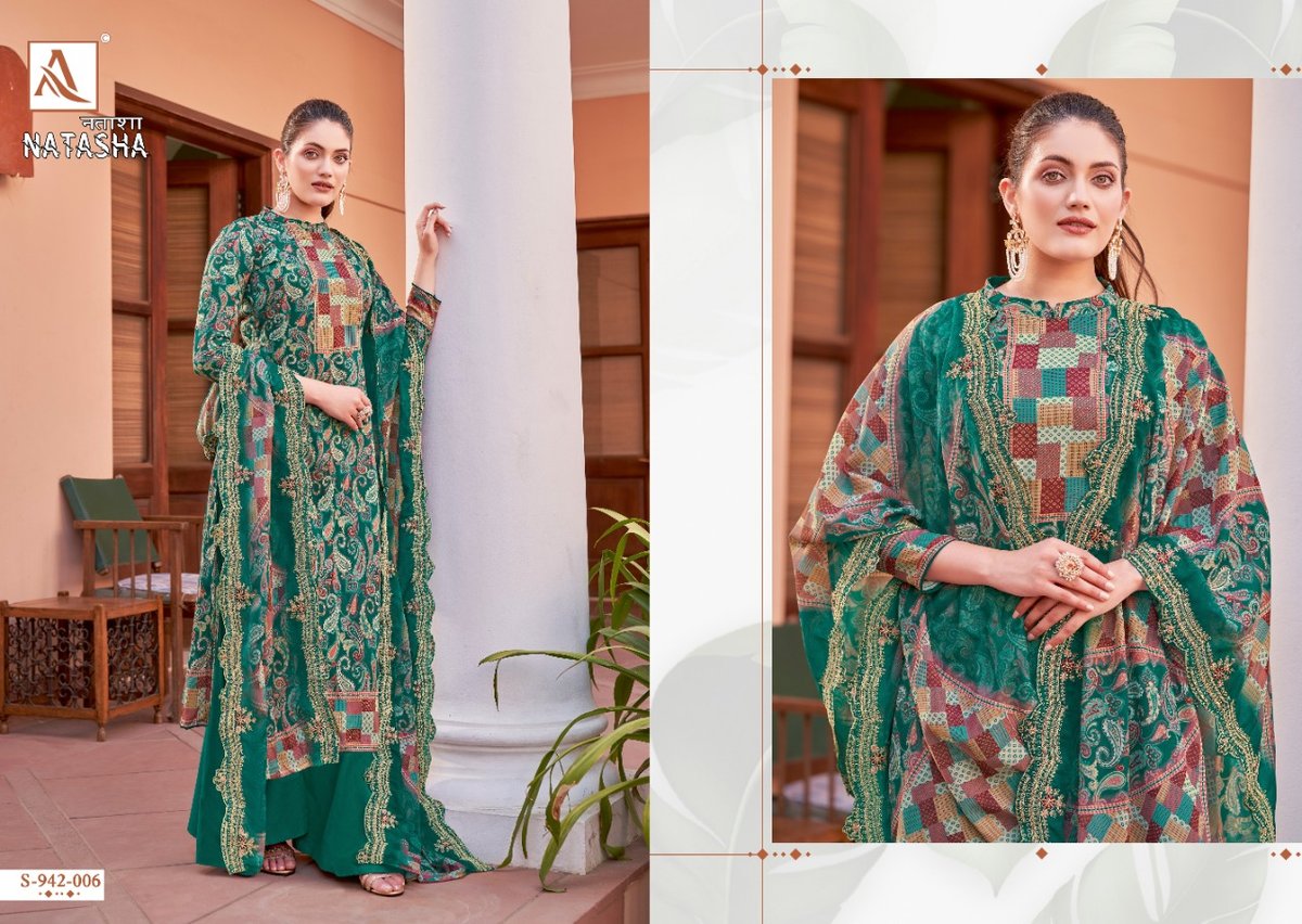Alok Suit Natasha 942-001 to 942-008 Series 6