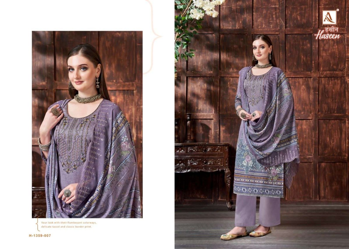 Alok Suit Haseen 1359-001 to 1359-008 Series 7