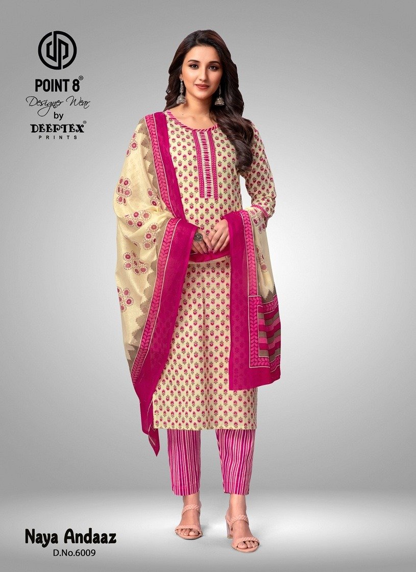 DEEPTEX NAYA ANDAAZ VOL-6 6001 TO 6010 9