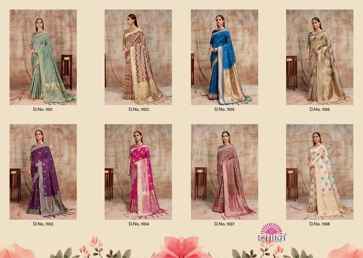 Ishika Saree Dream Collection Vol -1 1101-1108 Series 8