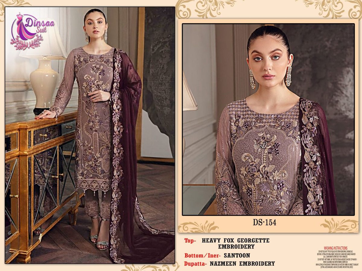 Dinsaa Suit Chevron Vol-1 DS-154 to DS-156 Series 1