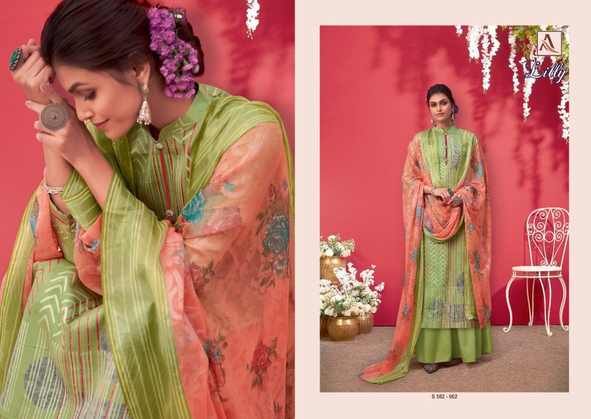 Alok Suits Lilly 582-001 to 582-010 Series 2
