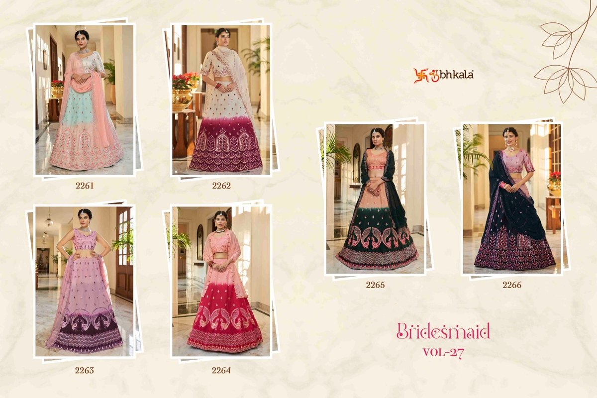 SHUBHKALA KHUSHBOO BRIDESMAID VOL-27 2261 TO 2266 7