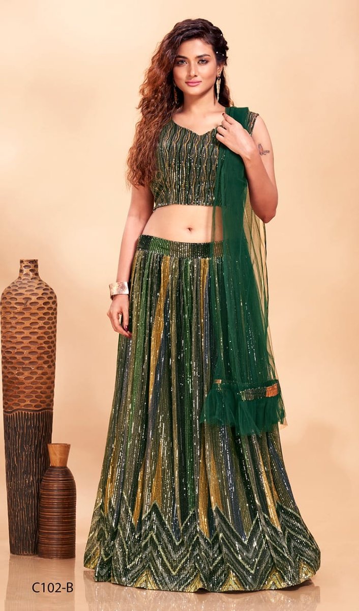 Aamoha Trendz Ready Made Designer Crop Top C-102 Colors 3