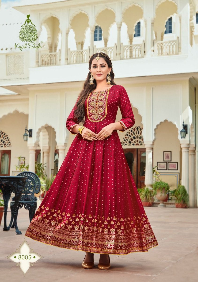 Kajal Style Fashion Colorbar Vol-8 8001-8008 Series 5