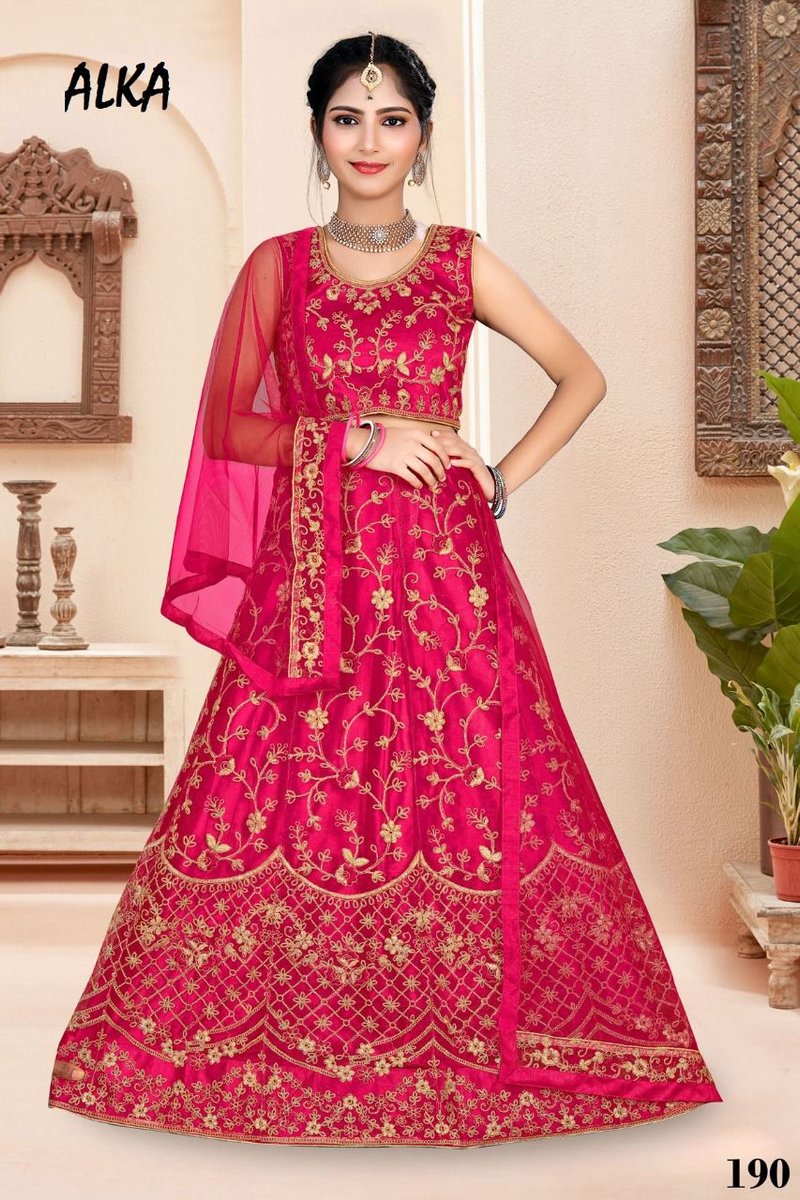 Alka Kidswear Lehenga Vol-20 187-190 Series 7