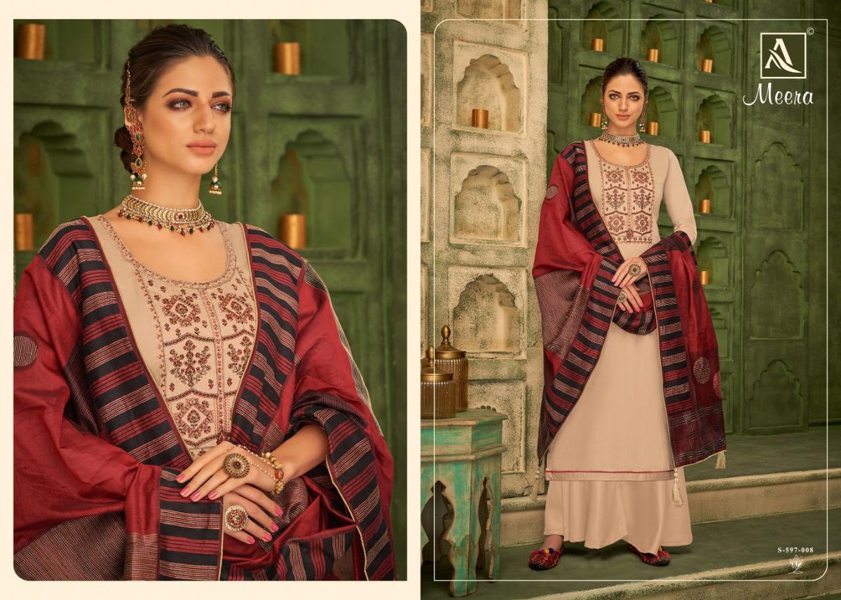 Alok Suits Meera 597-001 to 597-008 Series 8