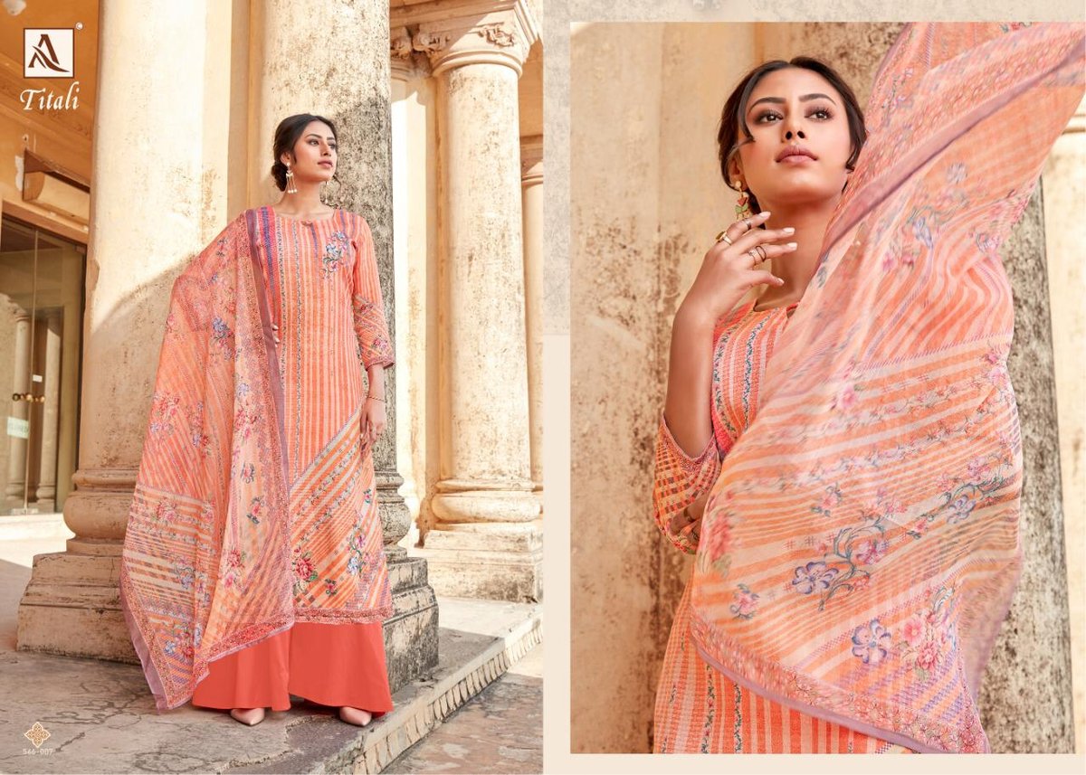 Alok Suits Titali 566-001 to 566-010 Series 7
