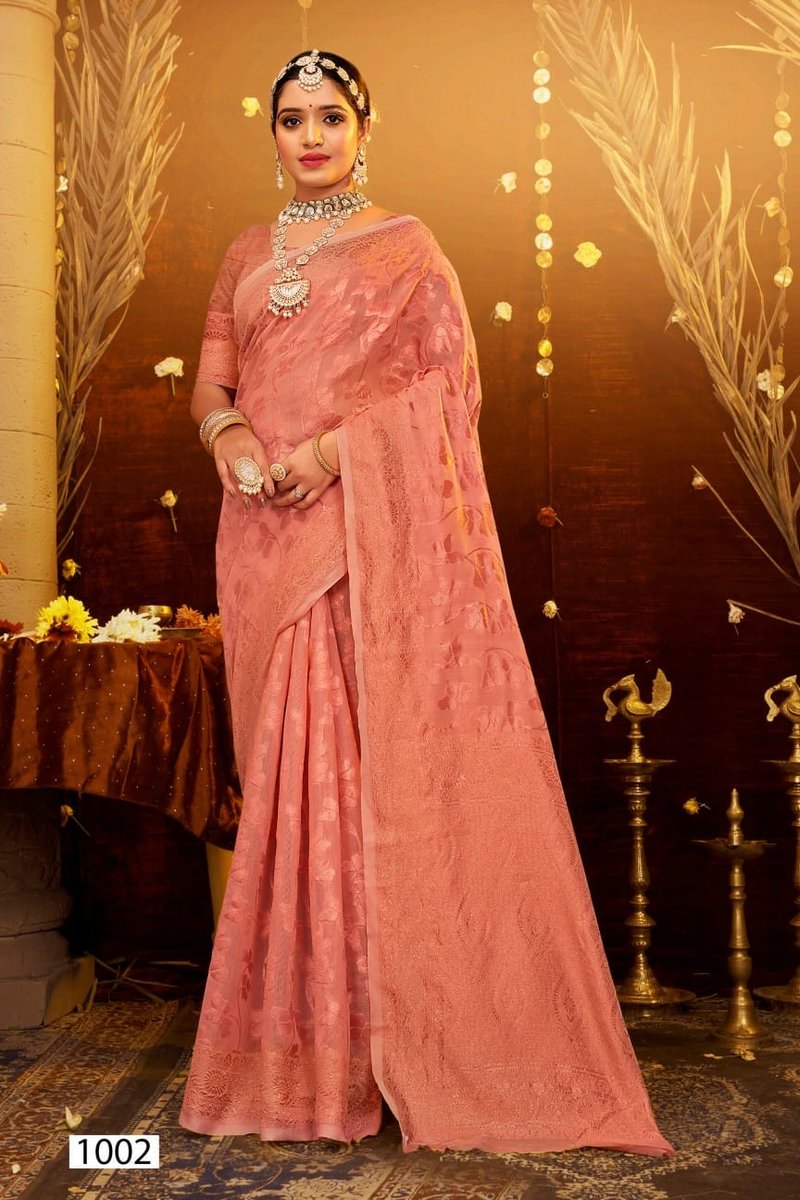 SAROJ SAREE ATLANTIC COTTON VOL-5 1001 TO 1006 2