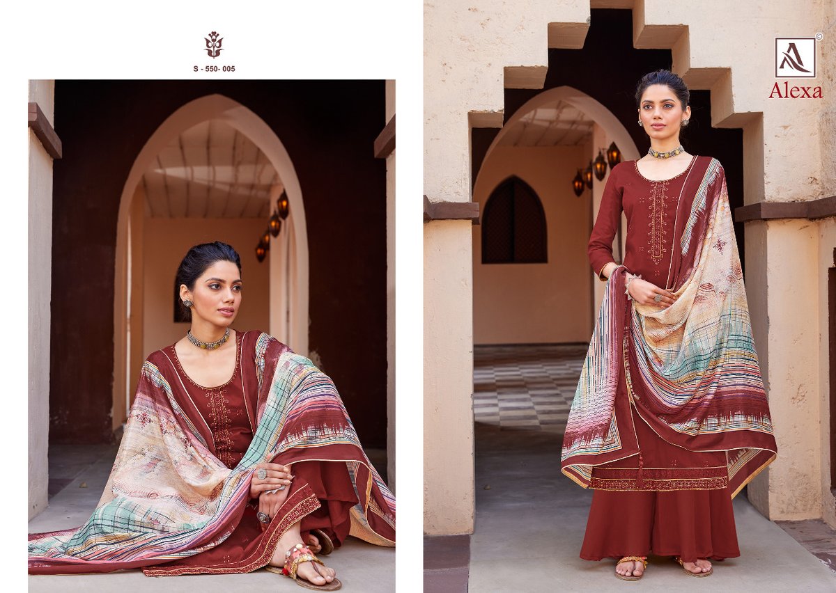 Alok Suits Alexa 550-001 to 550-010 Series 5
