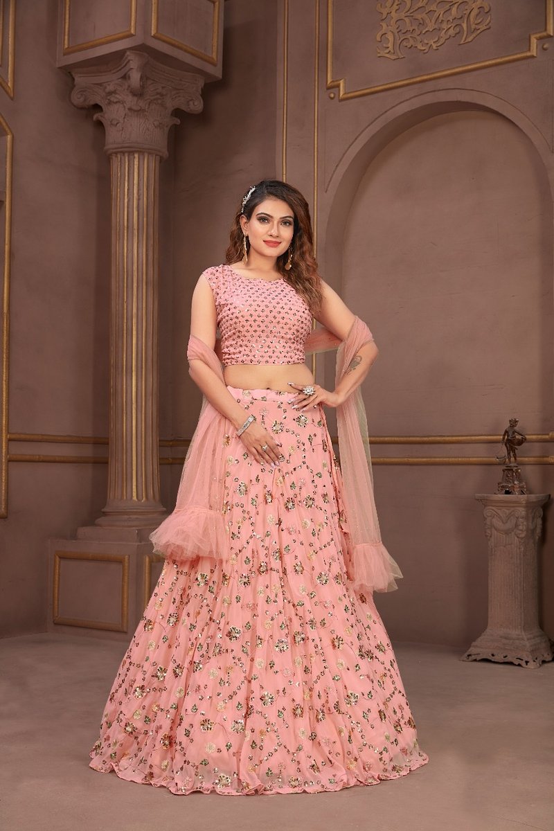 Aamoha Trendz Ready Made Designer Crop Top C-2201 Colors 4