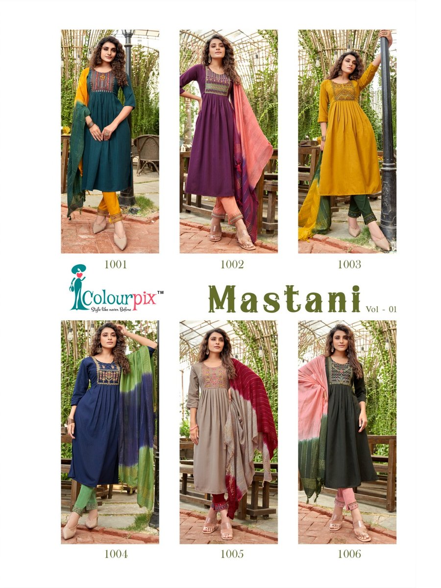 Colour Pix Mastani Vol-1 1001-1006 Series 7