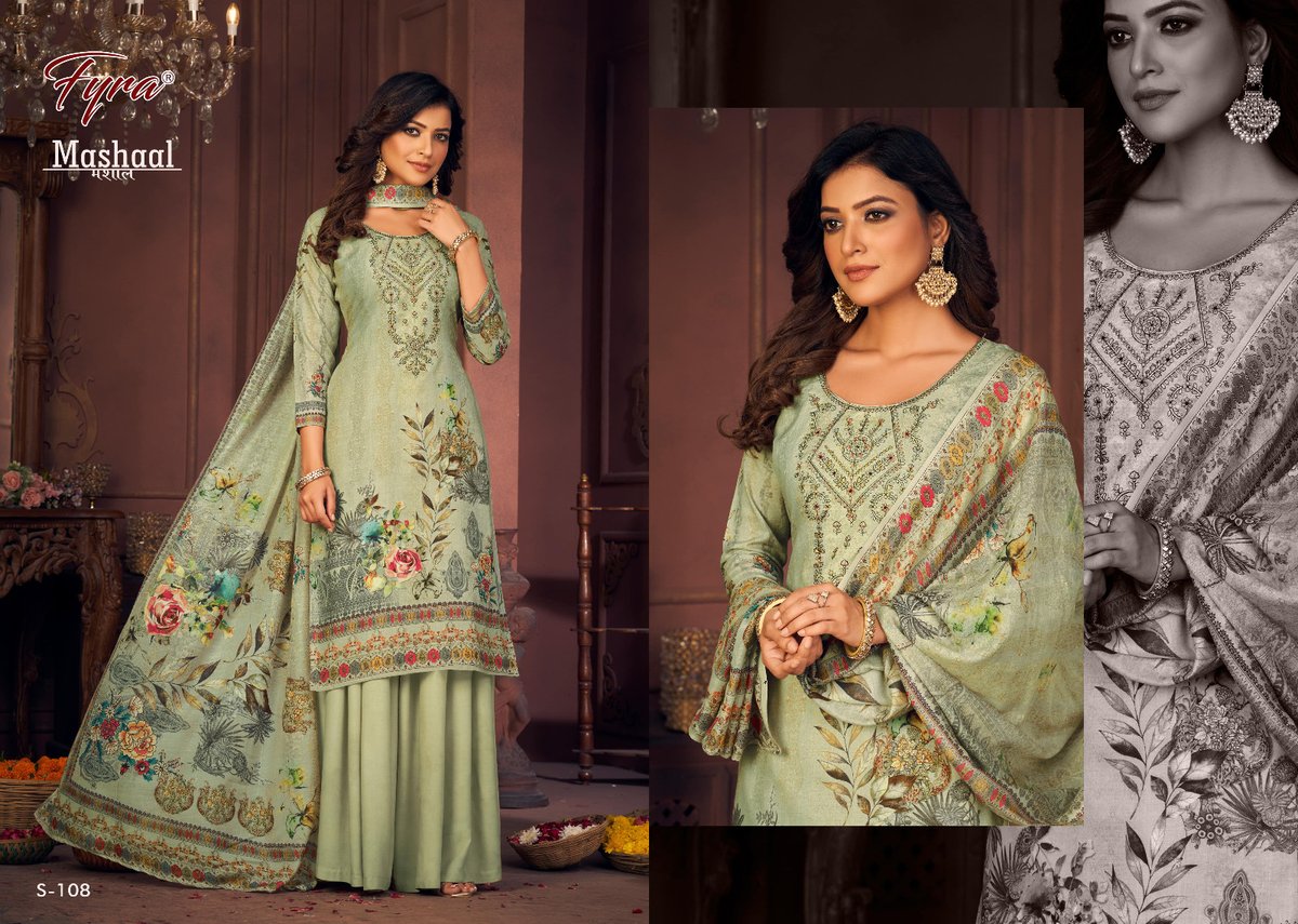 Alok Suit Fyra Mashaal S-101 to S-108 Series 8